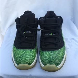 Jordan Nike Jordan 11  GreenSnakeskin 528895-033